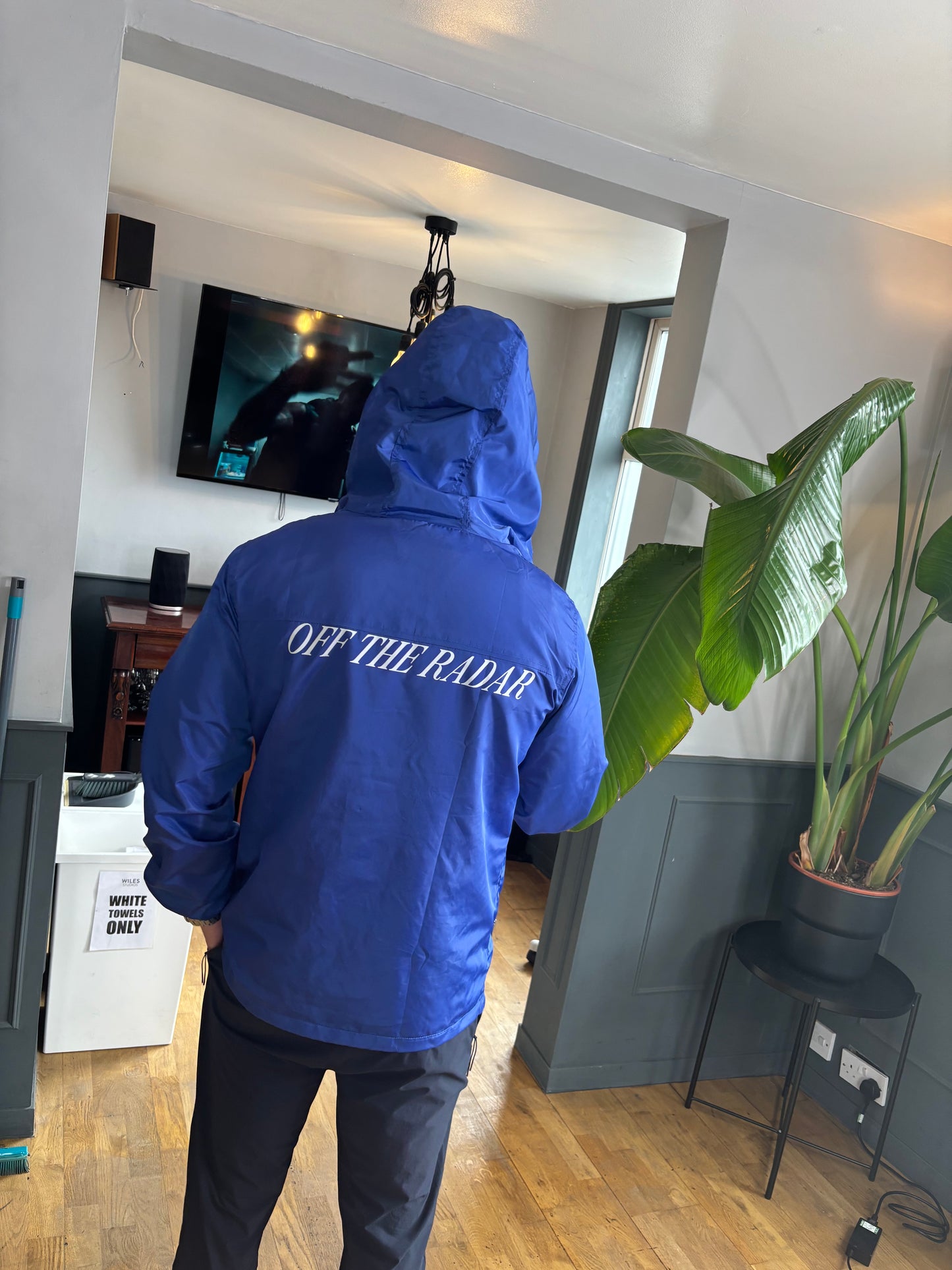 Royal Blue Windbreaker Jacket